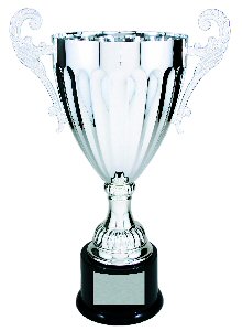 Silver Metal Loving Cup Trophy