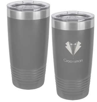 Dark Gray Engraved Polar Tumbler
