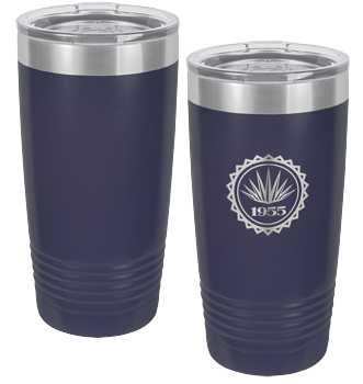 Navy Blue Engraved Polar Tumbler