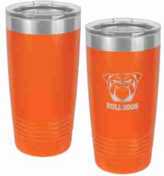 Orange Engraved Polar Tumbler