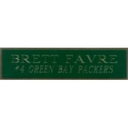 Deluxe Engraved Plate