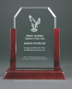 Jade Clip Corner Gateway Glass Award