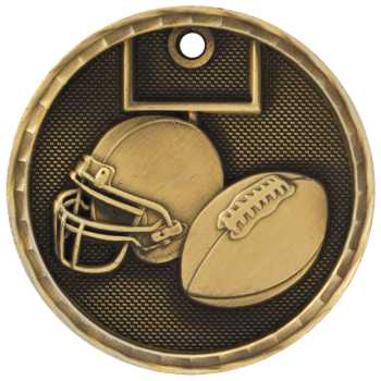 3D Football Medal