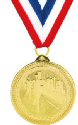 Britelazer Cross Country Running Medal