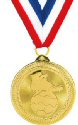 Britelazer Soccer Medal