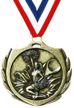 Burst Cheerleader Medal