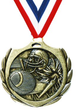Burst Football Medal