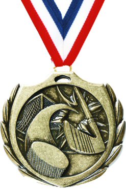 Burst Hockey Medal