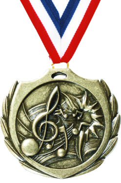 Burst Music Medal