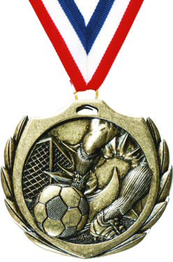 Burst Soccer Medal