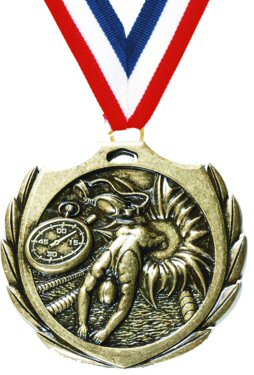 Burst Swimming Medal