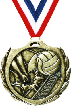 Burst Volleyball Medal