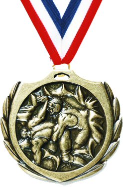 Burst Wrestling Medal