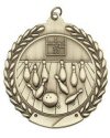 Economy Wreath Bowling Medal