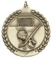 Economy Wreath Hockey Medal