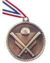 High Relief Baseball / Softball Medal