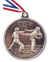 High Relief Karate Medal
