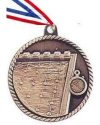 High Relief Swimming Medal