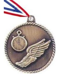 High Relief Track Medal