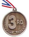 High Relief Third Place Medal