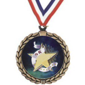 Wreath 5K Running Insert Medal
