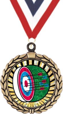 Wreath Archery Insert Medal