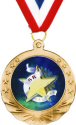 Ten Stars 5K Running Insert Medal
