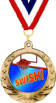 Basketball Motion Medal