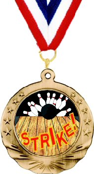 Bowling Motion Medal