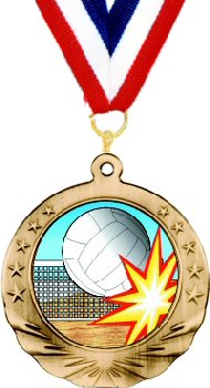 Volleyball Motion Medal