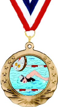 Motion Swimming Medal