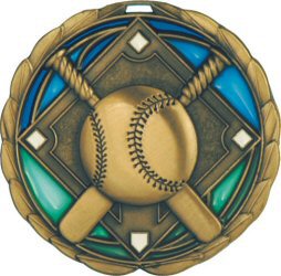 Epoxy Baseball Medal