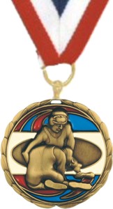 Epoxy Wrestling Medal
