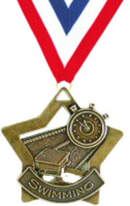 Star Swimming Medal