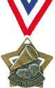 Star Cheerleader Medal