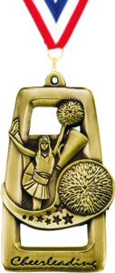 Star Blast Cheerleading Medal