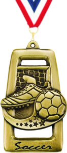 Star Blast Soccer Medal