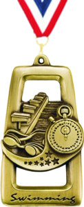 Star Blast Swimming Medal