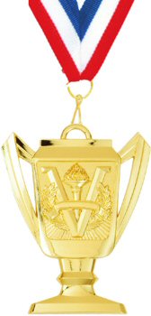 Trophy Cup Victory Torch Medal