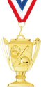 Trophy Cup Baseball Medal