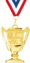 Trophy Cup Gymnastics Medal