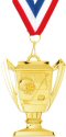 Trophy Cup Hockey Medal