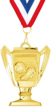 Trophy Cup Soccer Medal