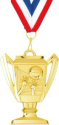 Trophy Cup Volleyball Medal