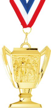 Trophy Cup Cross Country Running Medal