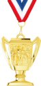 Trophy Cup Cross Country Running Medal