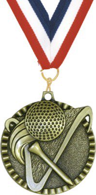 Victory Line Golf Medal