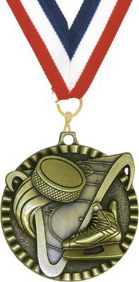 Victory Line Hockey Medal