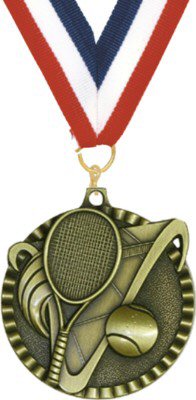 Victory Line Tennis Medal