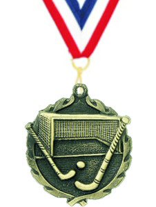 Wreath Field Hockey Medal
